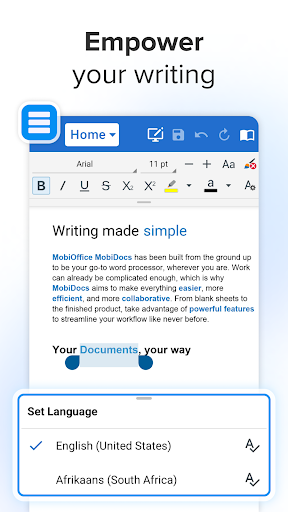 MobiOffice: Word, Jadvallar, PDF