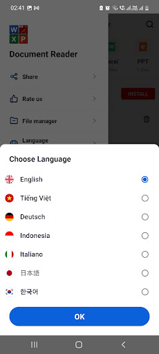 Barcha Office dasturlari: PDF, Word, Excel;;Barcha Odfice hujjatlarni o'qish vositasi ilovasi