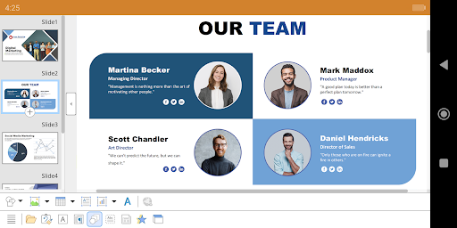 Office NX: Taqdimotlar